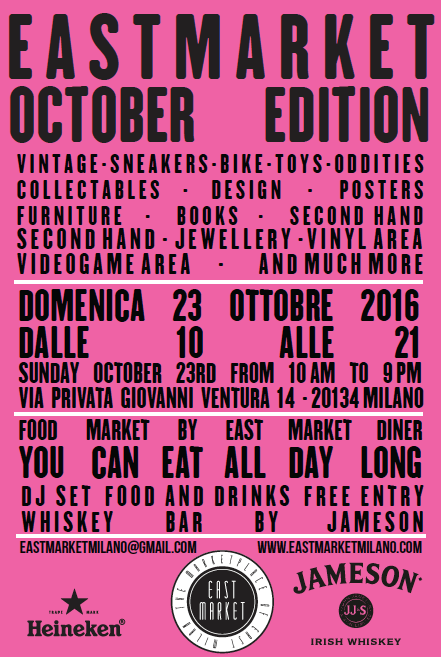 East Market "October Edition" a Milano