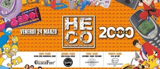 "Heco - The Hedonist College" 2000 is back al Controsenso di Forlì