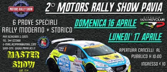 2° Motors rally show al Circuito Tazio Nuvolari di Pavia