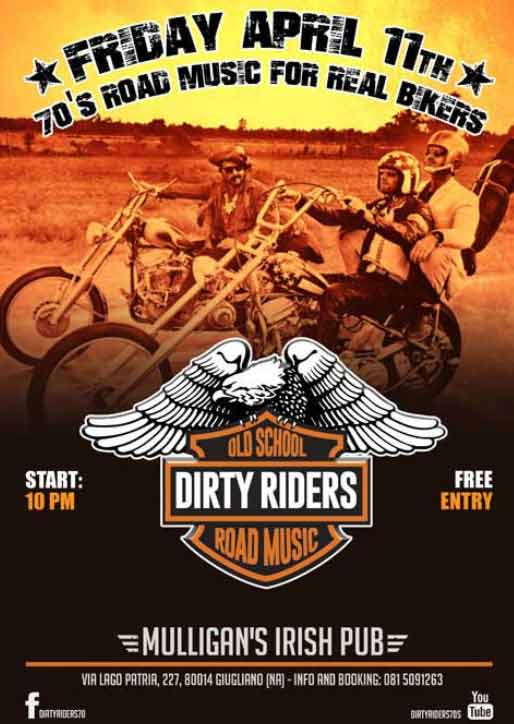 Dirty Riders al Mulligan's Irish Pub di Giugliano in Campania Napoli