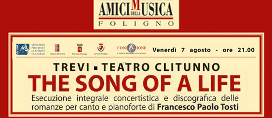 "The song of a life" al Teatro Clitunno di Trevi