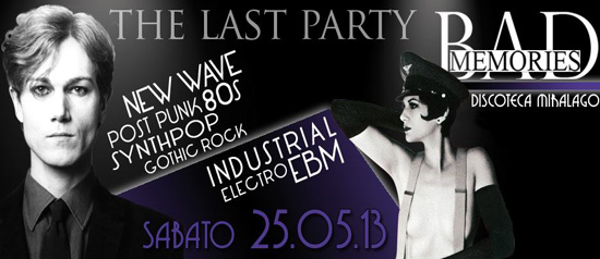 "Bad Memories" New Wave 80s & Electro Party al Miralago Disco