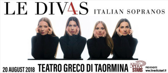 "Le Div4s - Italian sopranos" Taormina Opera Stars al Teatro Antico di Taormina