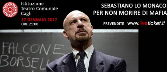 Sebastiano Lo Monaco "Per non morire di mafia" al Teatro di Cagli