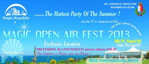 Magic Open Air Fest a Villa Piccinetti a Fano