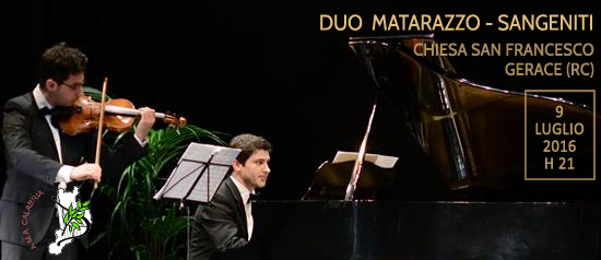 Duo Matarazzo - Sangeniti alla Chiesa San Francesco di Gerace