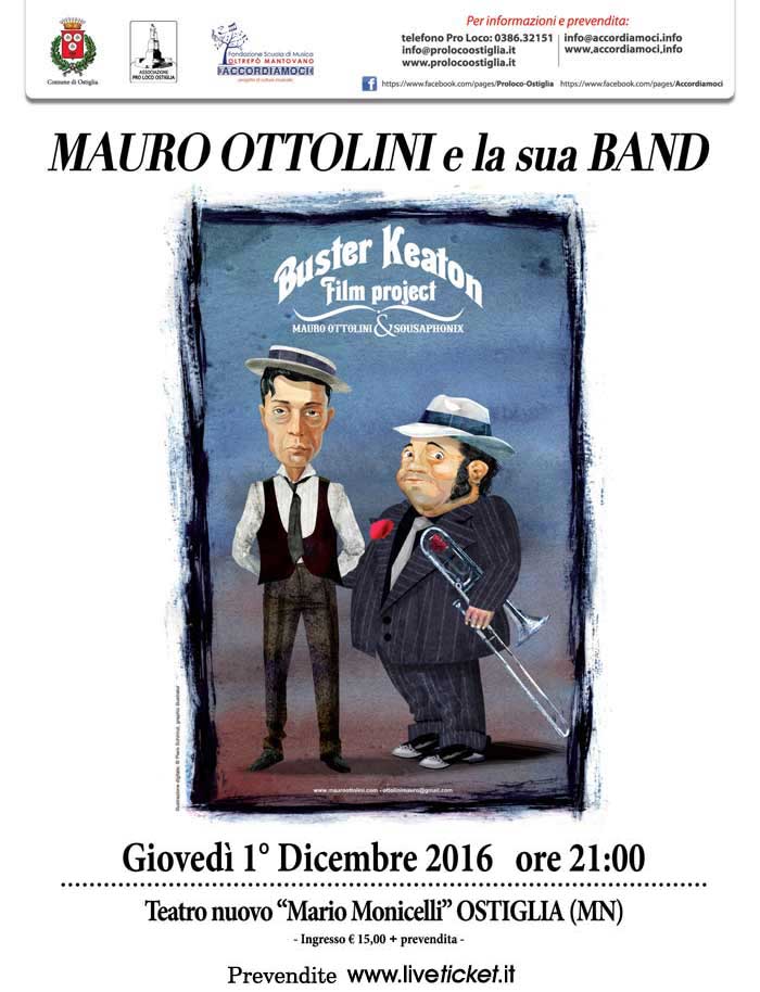 Mauro Ottolini e la sua band al Teatro Nuovo Mario Monicelli di Ostiglia