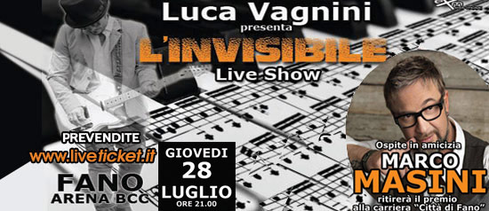 L'Invisibile Live Show all'Arena BCC a Fano