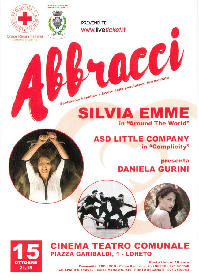 Silvia Emme "Abbracci" al Teatro Comunale di Loret