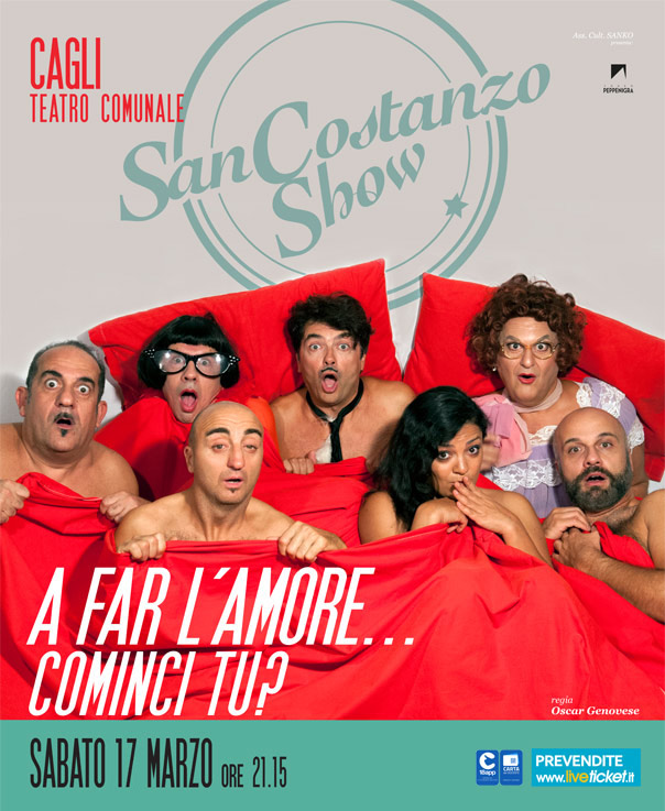 San Costanzo Show "A far l'amore...cominci tu?" al Teatro Comunale di Cagli