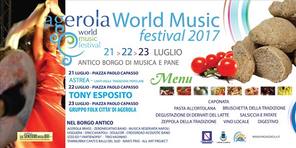Agerola World Music Festival 2017 a Piazza Paolo Capasso ad Agerola