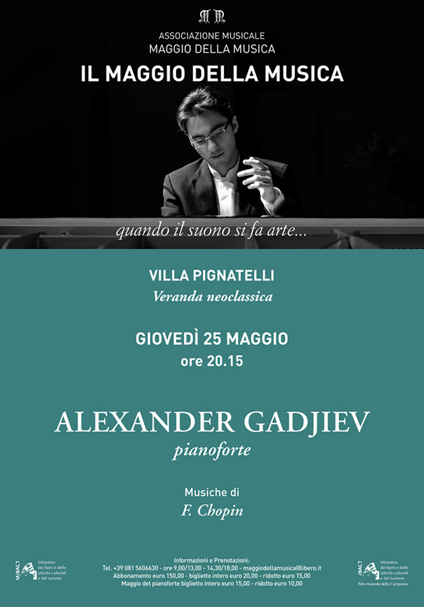 Alexander Gadjiev " Musiche di Chopin" a Villa Pignatelli a Napoli