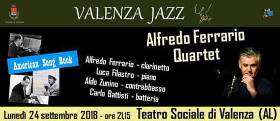 Alfredo Ferrario Quartet - American SongBook al Teatro Sociale a Valenza