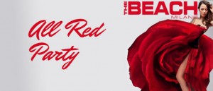 All Red Party The Beach Milano