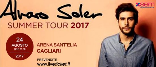 Alvaro Soler "Summer Tour 2017" a Cagliari