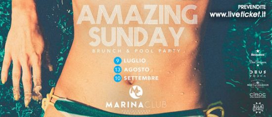 Amazing sunday the pool party al Marina Club a Puntone