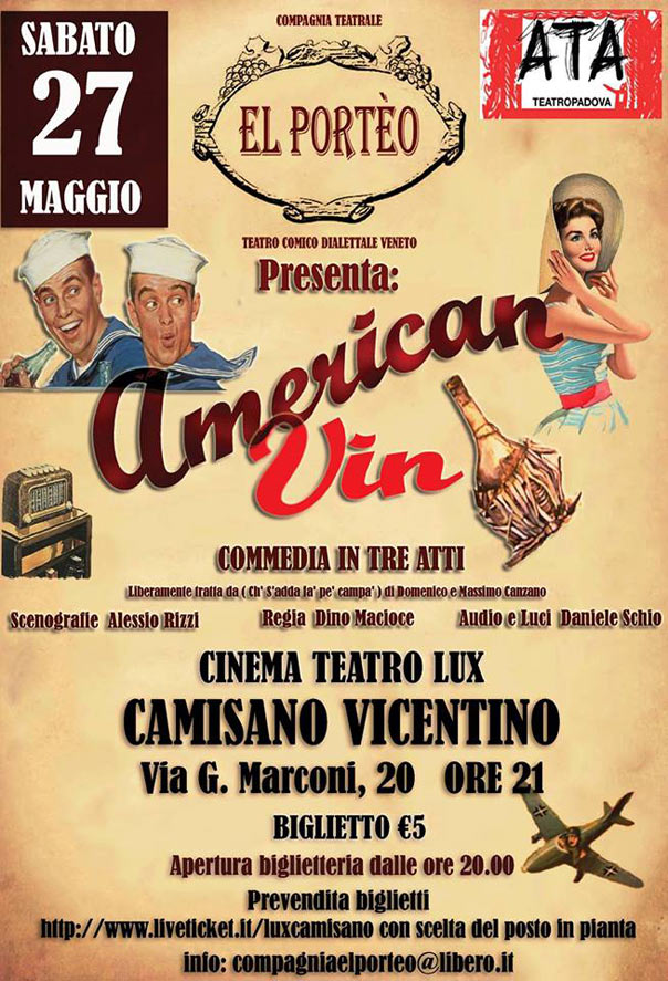 American Vin al Teatro Lux di Camisano Vicentino