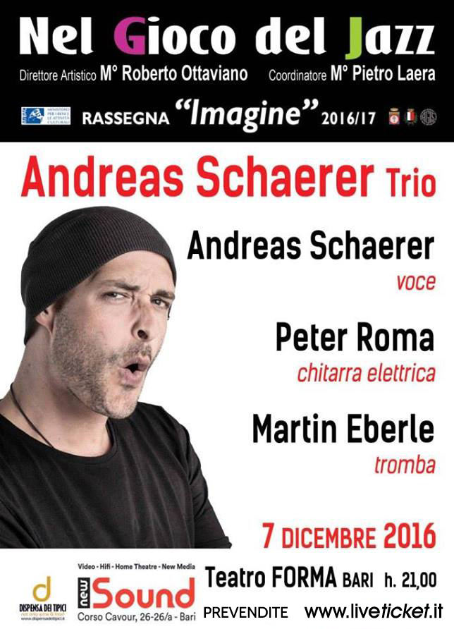Andreas Schaerer Trio al Teatro Forma di Bari