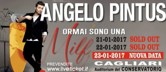 Angelo Pintus "Ormai sono una milf" a Cagliari