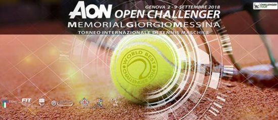 AON Open Challenger 2018 allo Stadio Beppe Croce a Genova