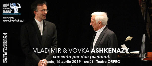 Vladimir & Vovka Ashkenazy al Teatro Orfeo di Taranto