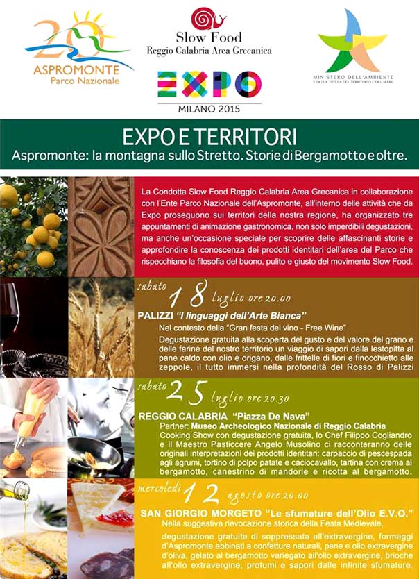 Expo e Territori nel Parco Nazionale dell'Aspromonte