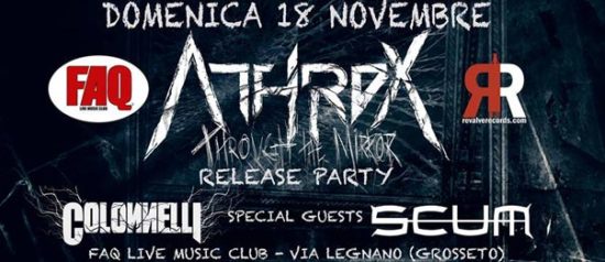 Athrox - "Through the Mirror" Release Party al Faq Live Music Club a Grosseto