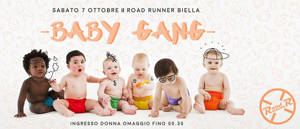 Baby gang al Road Runner di Biella