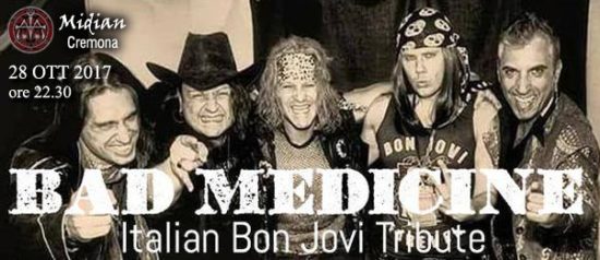 Bad Medicine al Midian Live Pub di Cremona
