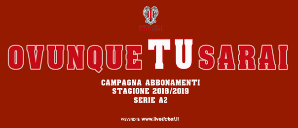 Benedetto XIV - Baltur Cento - Campionato serie A2 Stagione 2018/19