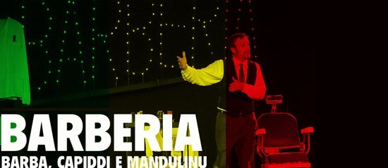 Massimo Venturiello in “Barberìa” al Teatro Vittorio Veneto di Colleferro
