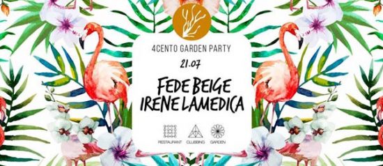 Garden party - Fede Beige e Irene Lamedica al Ristorante 4cento di Milano