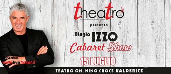 Biagio Izzo Cabaret Show & Disco al Teatro On. Nino Croce a Valderice