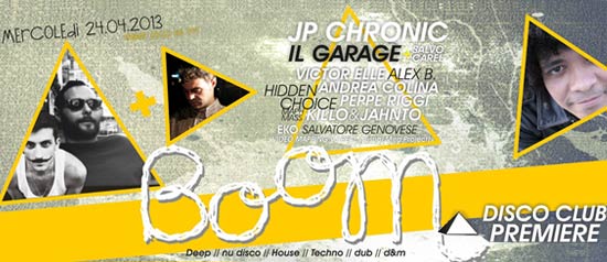 Boom - JP Chronic al Premiere Disco Club di Pergusa