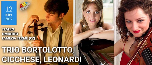 Trio Bortolotto - Cicchese - Leonardi al Teatro Umberto di Lamezia Terme