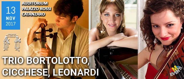 Trio Bortolotto - Cicchese - Leonardi all'Auditorium - Palazzo Rossi a Catanzaro
