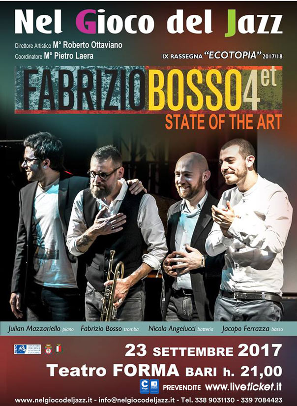 Fabrizio Bosso "State of the Art " al Teatro Forma di Bari