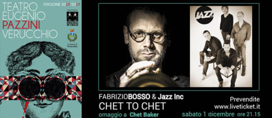 Fabrizio Bosso & Jazz Inc Chet To Chet al Teatro Pazzini di Verucchio