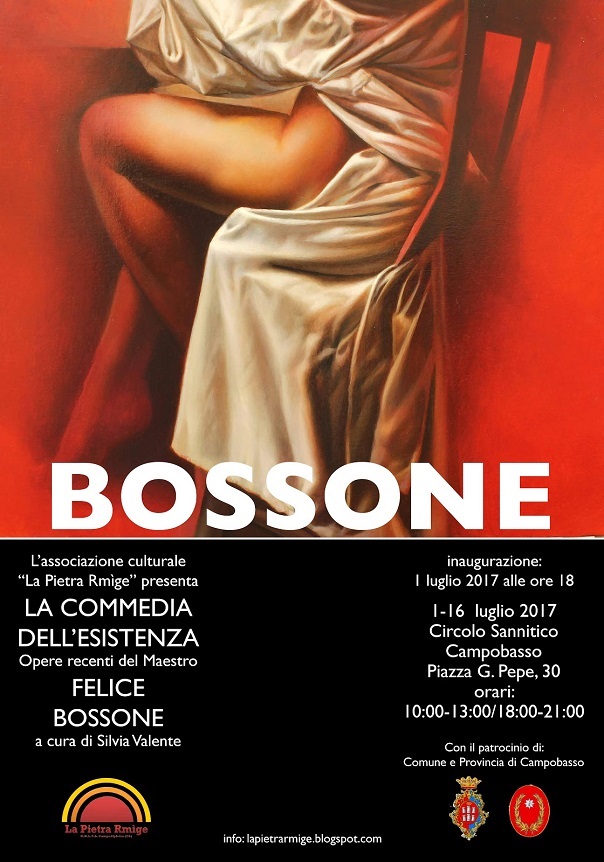 Felice Bossone "La commedia dell'esistenza" mostra di pittura a Campobasso