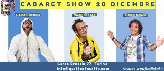 Cabaret show! al Q77 di Torino