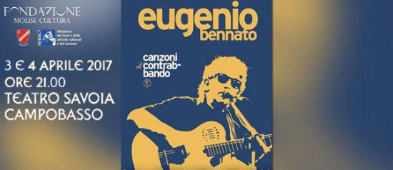 Eugenio Bennato "Canzoni di Contrabbando" al Teatro Savoia di Campobasso