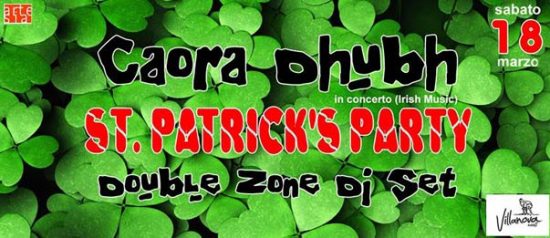 "St. Patrick's Party" Caora Dhubh in concerto (Irish music) al Villanova di Pulsano