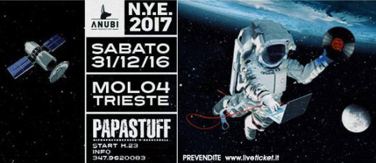 Capodanno 2017 Papastuff al Molo 4 Trieste