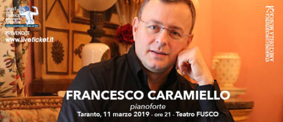 Francesco Caramiello al Teatro Fusco di Taranto