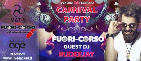 "Fuori-corso" Carnival party al Matis Dinner Club di Bologna