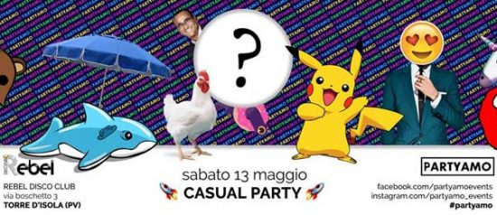 Casual party a Rebel Disco Club di Torre d'Isola
