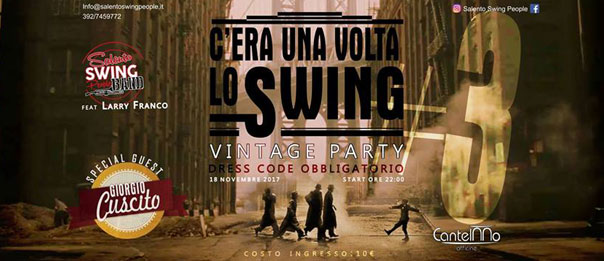 C'era una volta lo swing #3 - Vintage Party all'Officine Cantelmo a Lecce