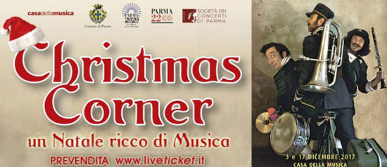 Christmas Corner alla Casa della Musica a Parma