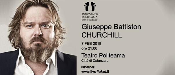 Giuseppe Battiston "Churchill" al Teatro Politeama di Catanzaro