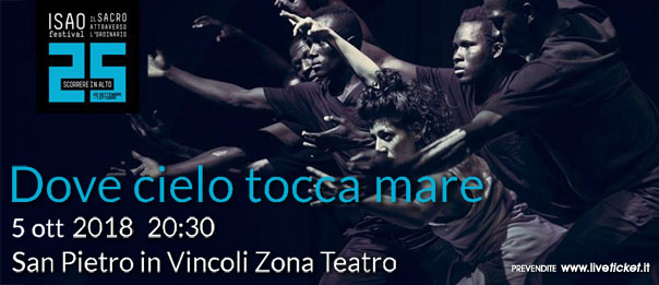 Isao Festival “Dove cielo tocca mare" al Teatro in San Pietro in Vincoli a Torino